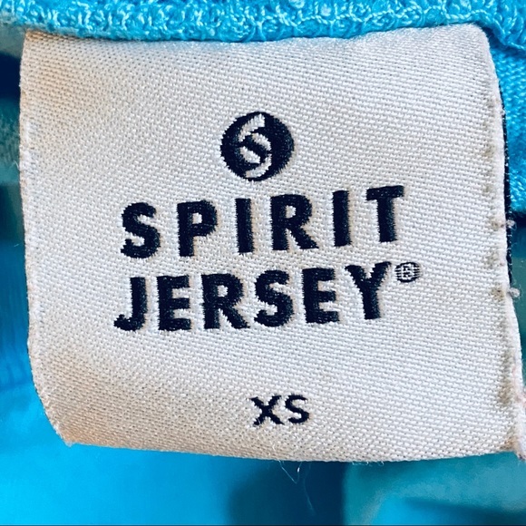 US Capital Washington DC Baby Blue Spirit Jersey Long Sleeve Spell Out T Shirt - Picture 6 of 7